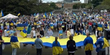 В понад 700 містах понад 60 країн світу відбуваються акції солідарності та підтримки України (ФОТО, ВІДЕО)