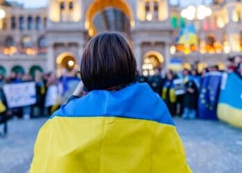 Українці за кордоном проводять акції до третьої річниці повномасштабної війни