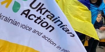 Українці в Дубліні вийшли на протест до посольства РФ