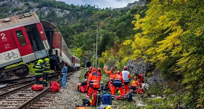 У Словаччині внаслідок зіткнення двох потягів постраждав українець