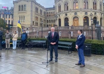 Сибіга зустрівся з українською громадою у Норвегії