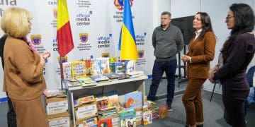 Тернопільська область передала понад 500 книжок для українських дітей в Румунії