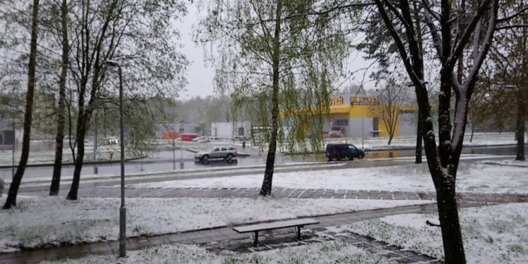 У Литві – затримки авіарейсів через сильний снігопад