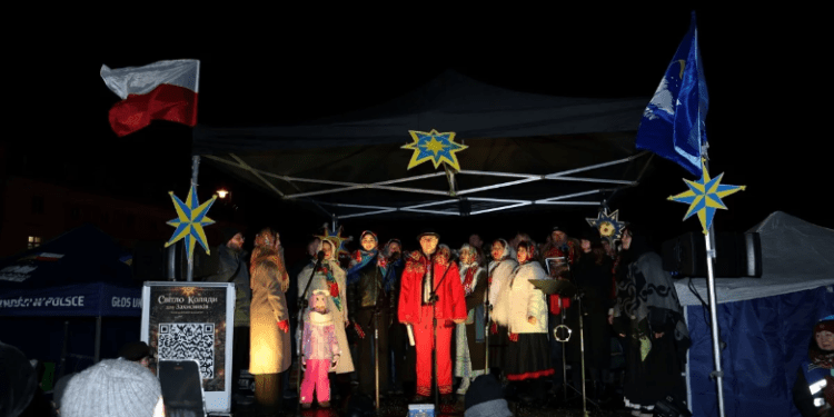 У центрі Варшави відбулася українська благодійна коляда